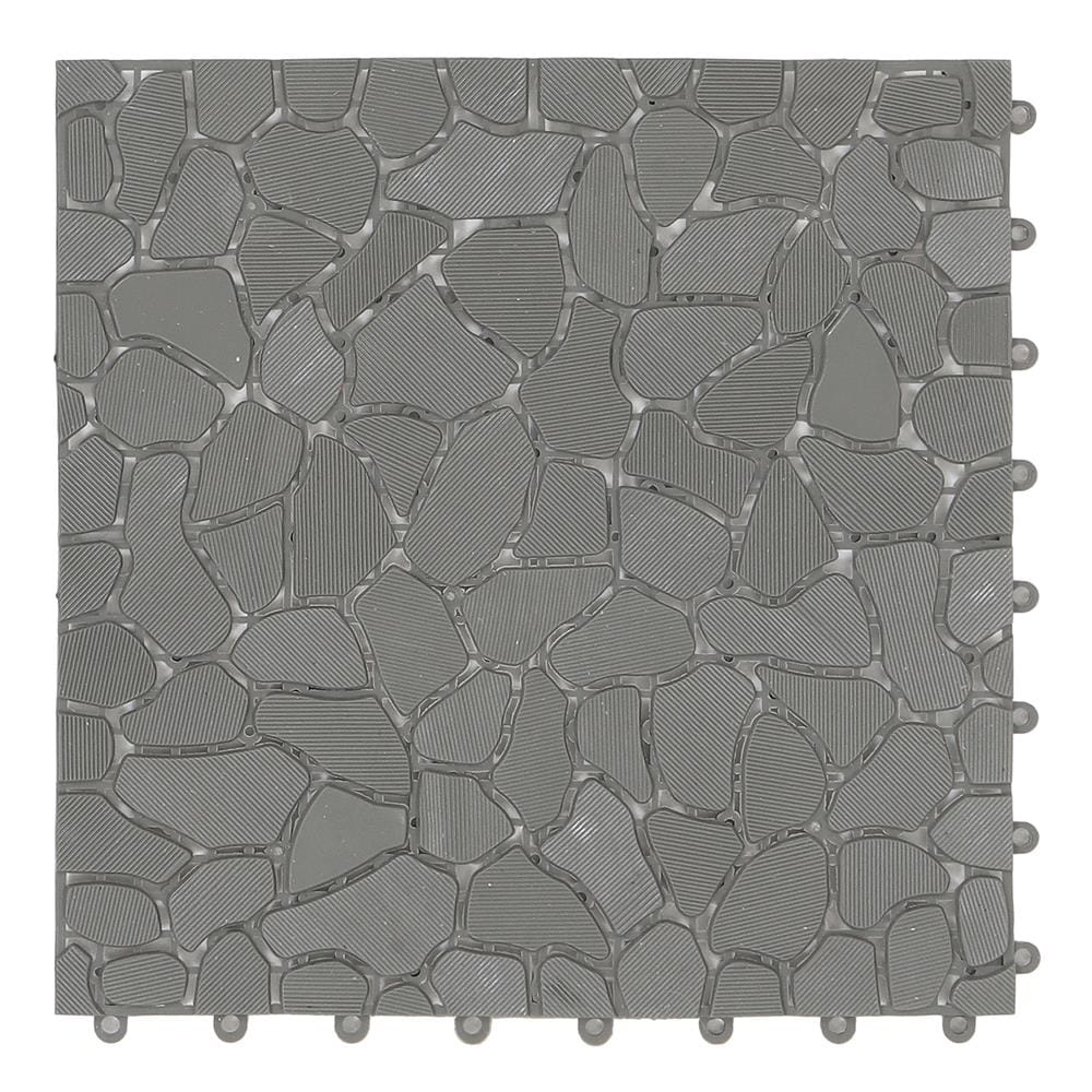 แผ่นกันลื่น HOME LIVING STYLE STONE 30X30 ซม. สีเทา