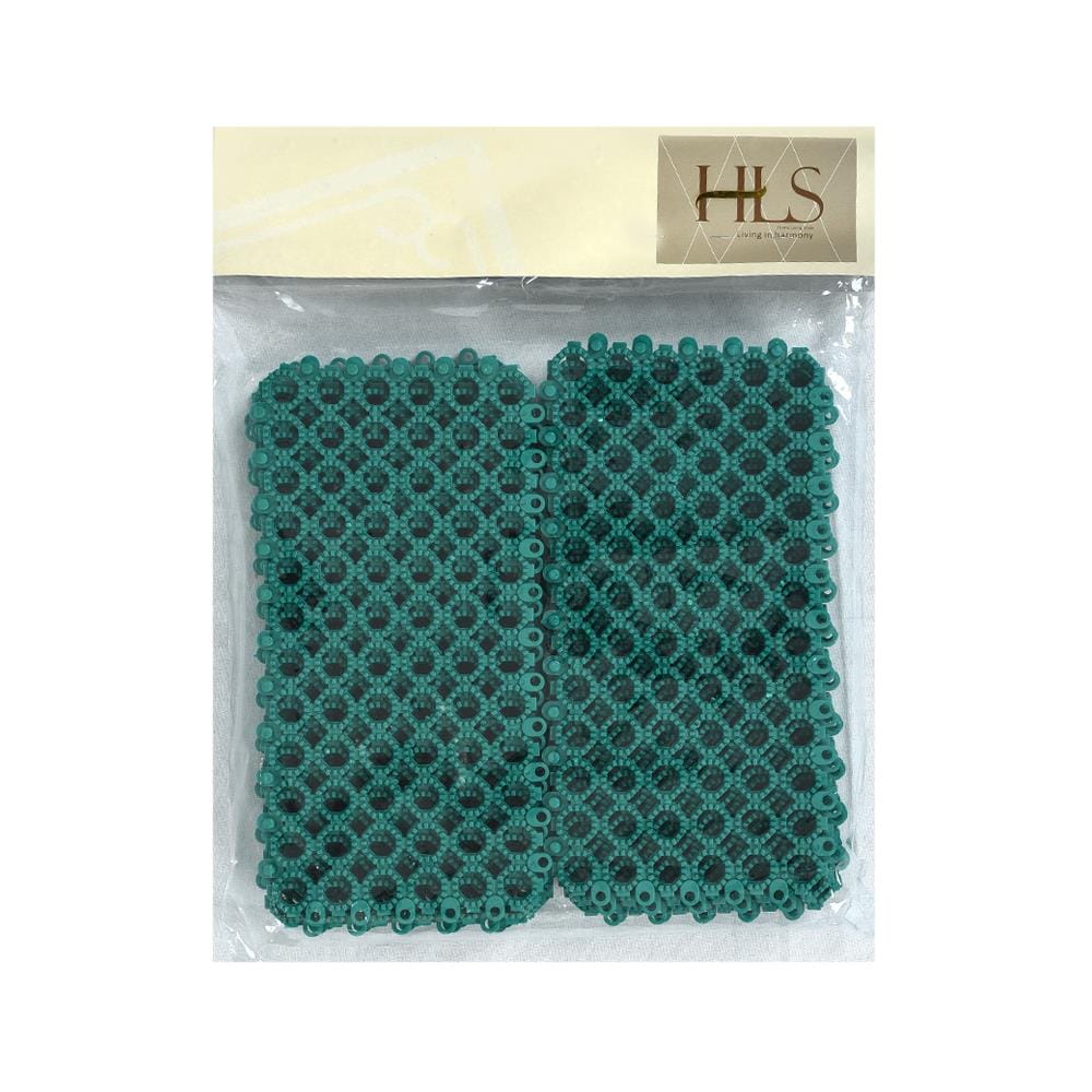 แผ่นกันลื่น HOME LIVING STYLE ROUNDY 15X30 ซม. สีเขียว