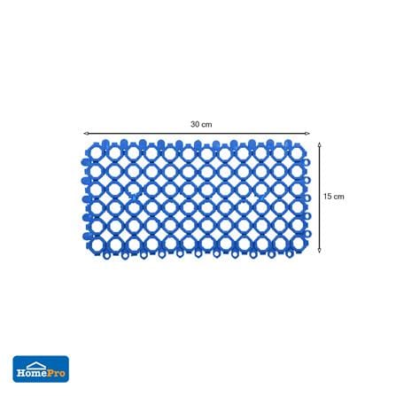 แผ่นกันลื่น HOME LIVING STYLE ROUNDY 15X30 ซม. สีน้ำเงิน_6