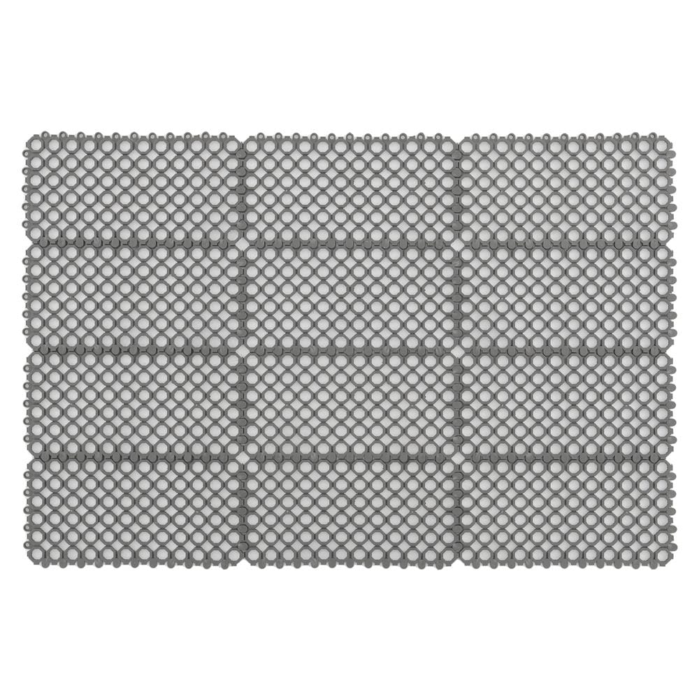 แผ่นกันลื่น HOME LIVING STYLE ROUNDY 15X30 ซม. สีเทา