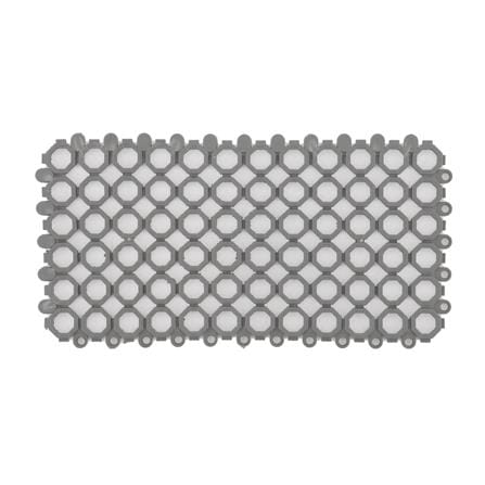 แผ่นกันลื่น HOME LIVING STYLE ROUNDY 15X30 ซม. สีเทา