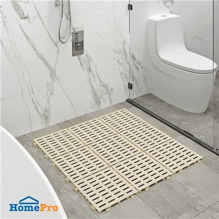 แผ่นกันลื่น HOME LIVING STYLE PARALLEL 30X30 ซม. สีครีม_3