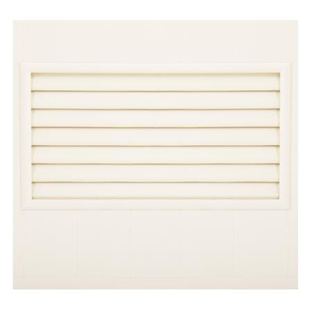 ประตูห้องน้ำ PVC บานประกอบ AZLE-2 เกล็ดล่าง 70X180 ซม. สีครีม_2