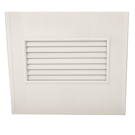 ประตู PVC บานประกอบ AZLE-2 เกล็ดล่าง 70X200 ซม. สีครีม_2