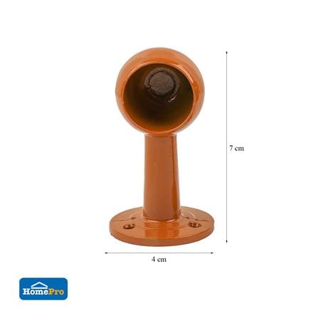 หัว-ท้ายรางผ้าม่าน รางแป๊บ HOME LIVING STYLE 25 มม. สีน้ำตาล_6