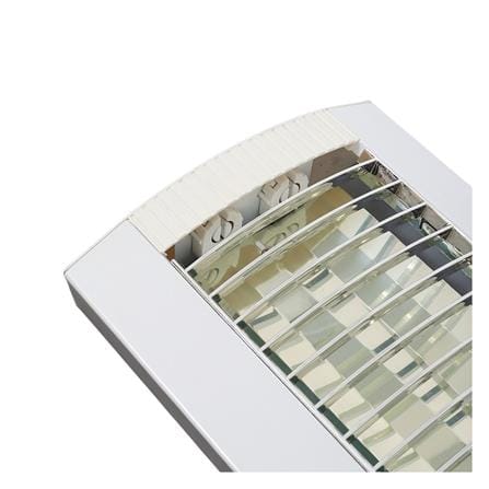 โคมตะแกรงติดลอย ELECKTA 2x36 วัตต์ สีเงิน_3