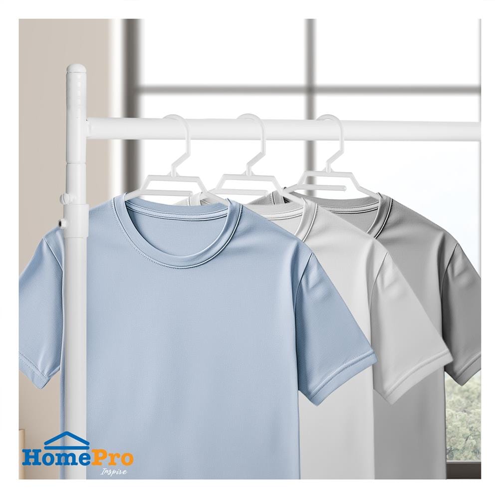 ไม้แขวนเสื้อ PLIM AA747P สีขาว แพ็ค 6 ชิ้น