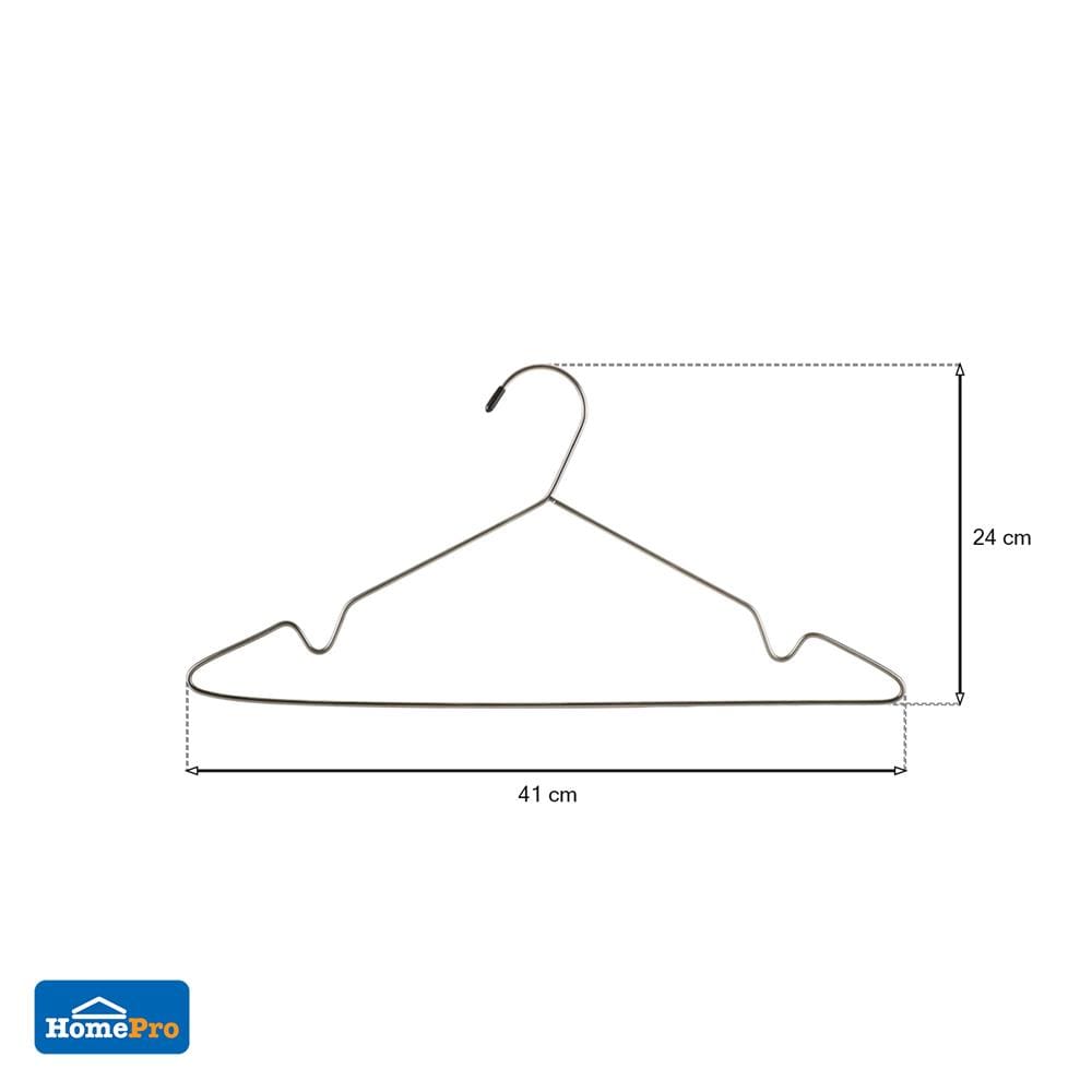 ไม้แขวนเสื้อสเตนเลส PLIM PCH-01 แพ็ค 3 ชิ้น