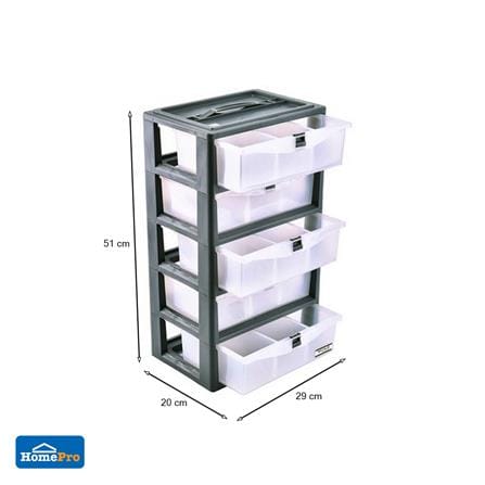 กล่องเก็บอุปกรณ์ MATALL-C 15 ช่อง สีเทา_5