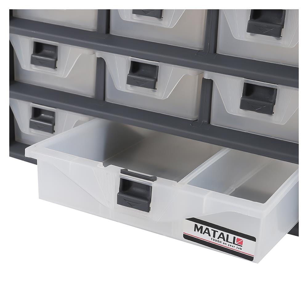 กล่องเก็บอุปกรณ์ MATALL-D 15 ช่อง สีเทา