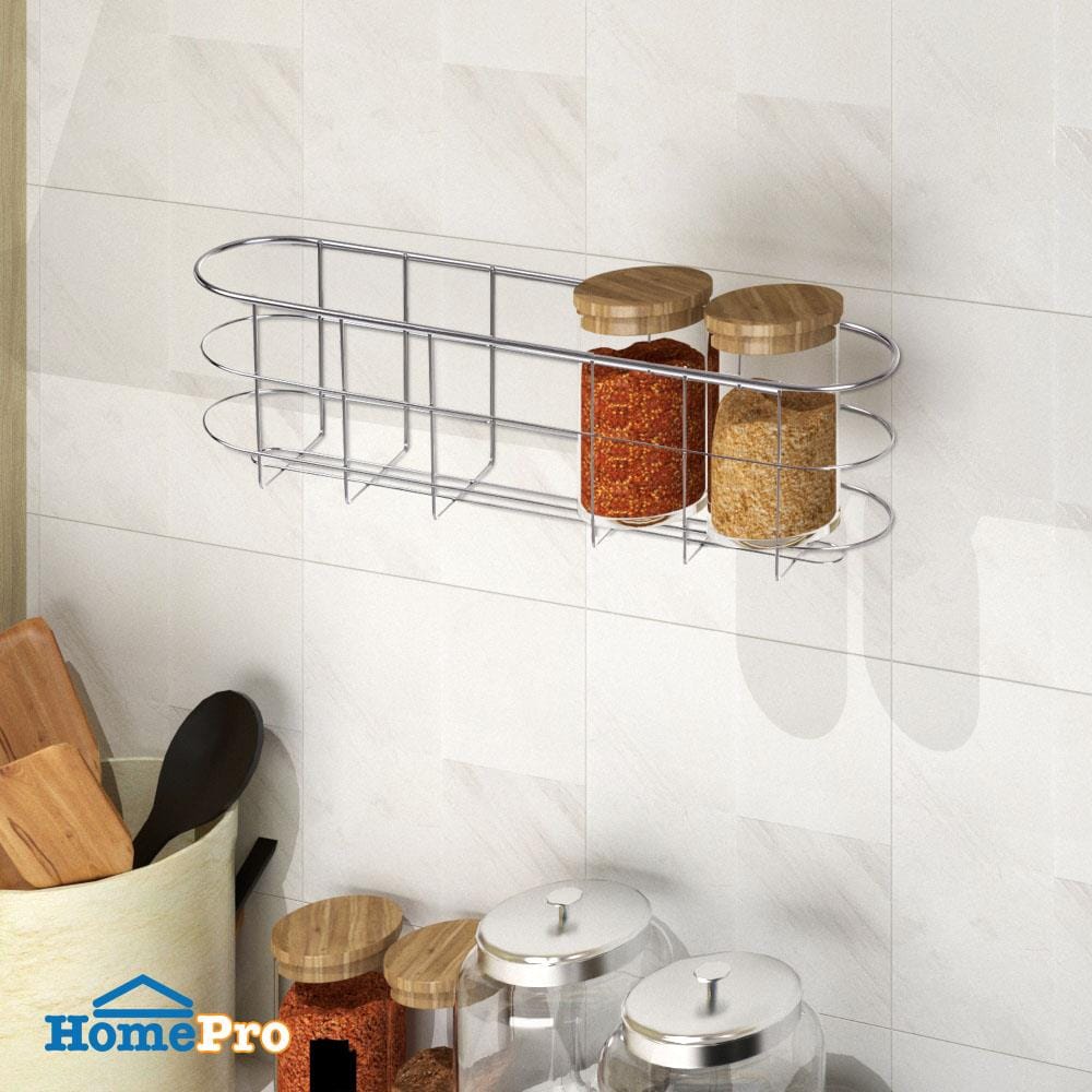 ชั้นแขวนสเตนเลส1ชั้นทรงรีEKONO ST-3413