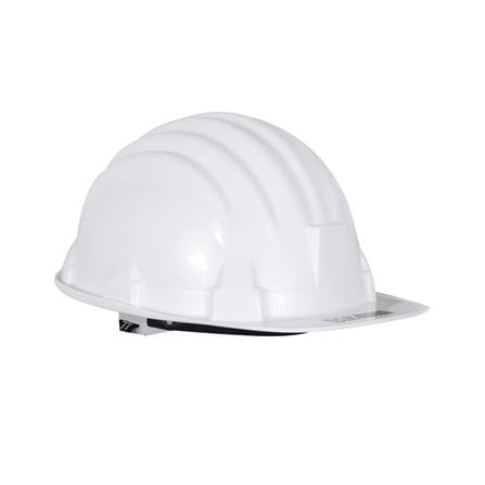 หมวกนิรภัยพลาสติก PP มาตรฐานมอก. DEXZON สีขาว