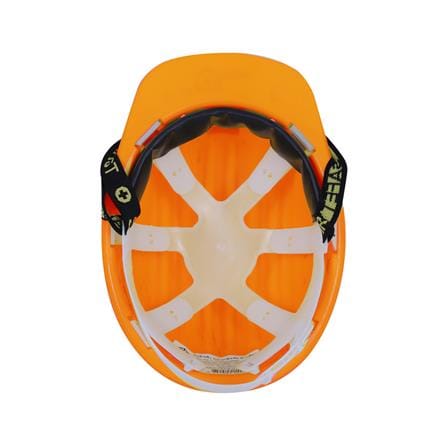 หมวกนิรภัยพลาสติก PP มาตรฐานมอก. DEXZON สีส้ม_3