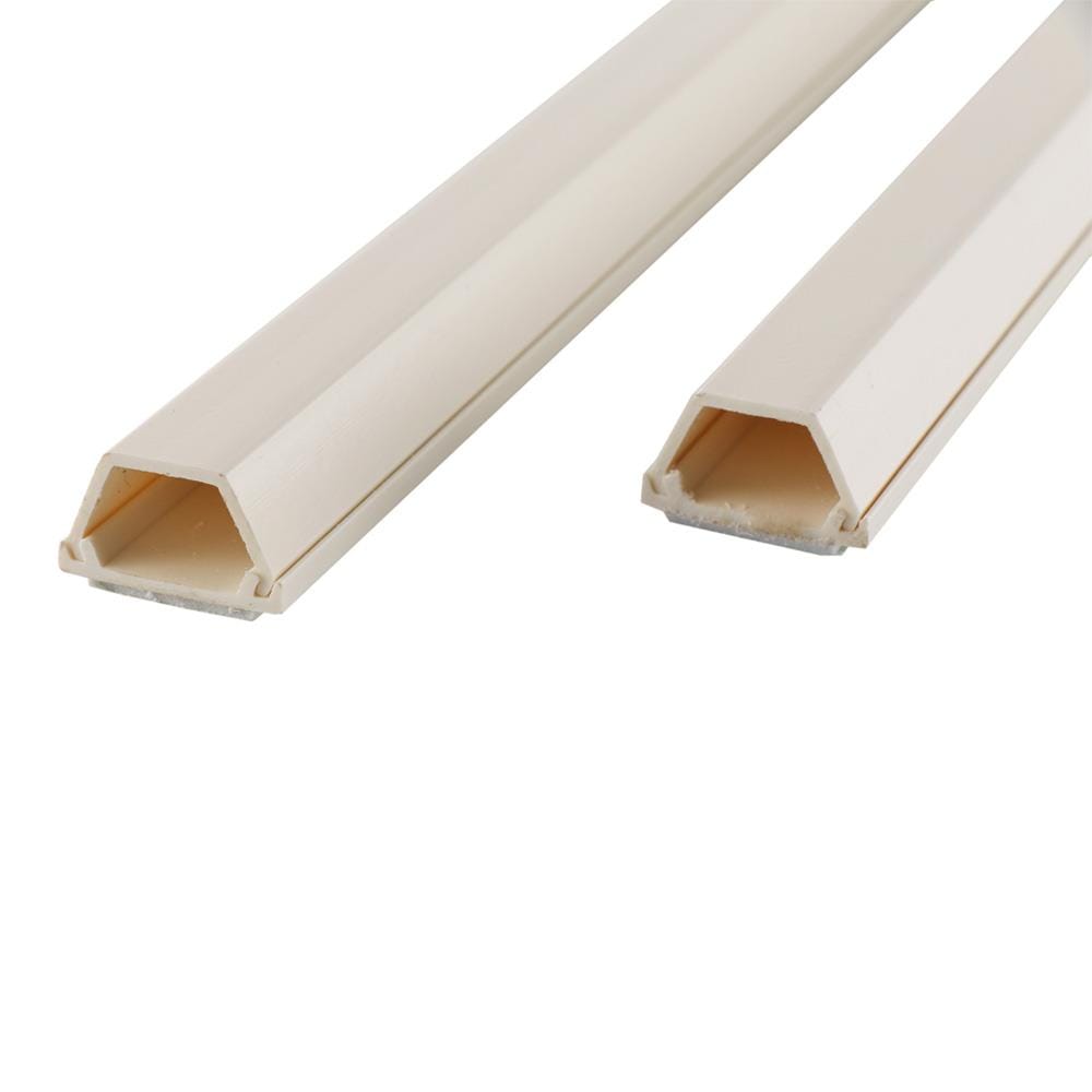 TRAPEZOID CABLE RACEWAY ELECKTA 25X15MMX1M WHITE
