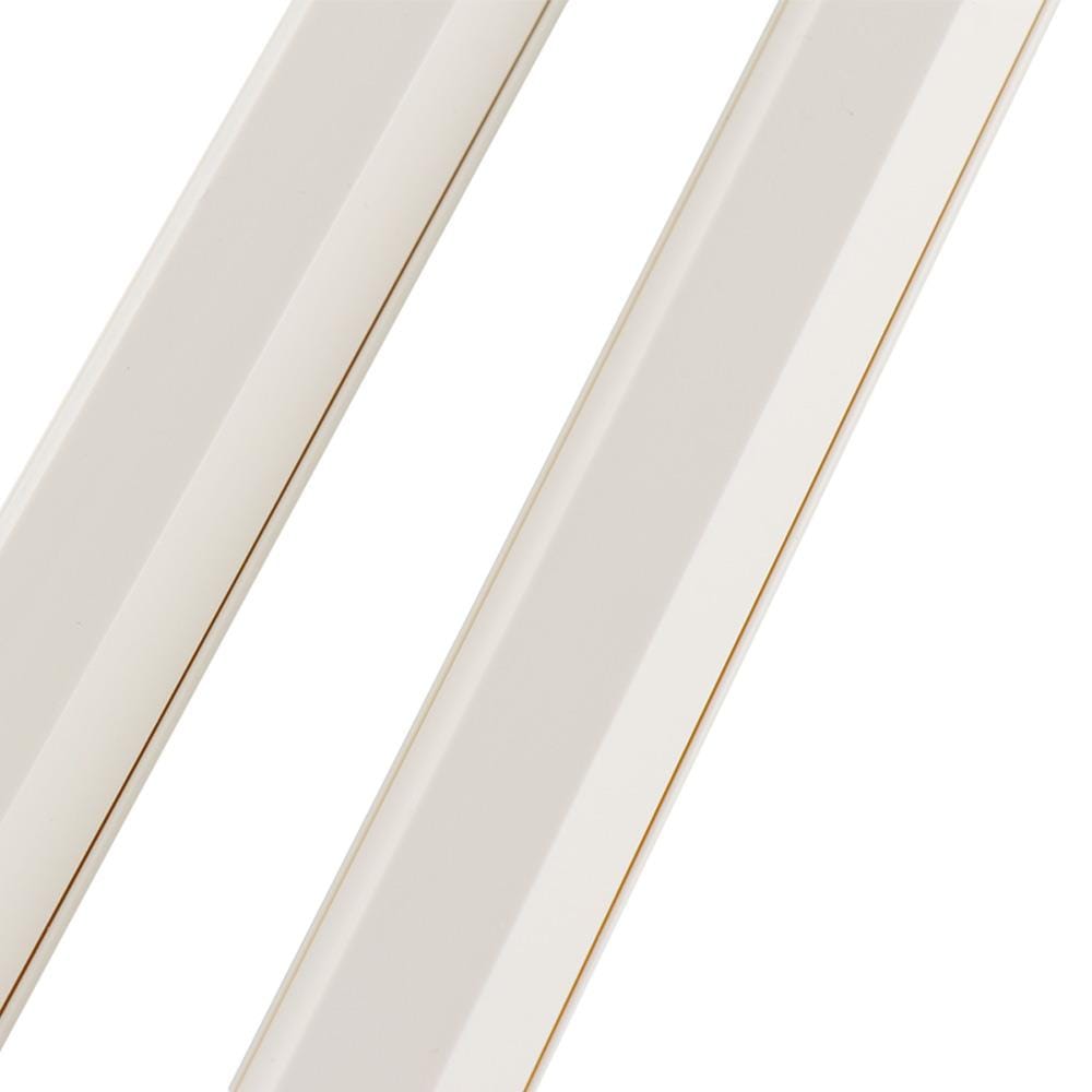 TRAPEZOID CABLE RACEWAY ELECKTA 25X15MMX1M WHITE