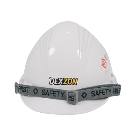 หมวกนิรภัยพลาสติก ABS มาตรฐานมอก. DEXZON สีขาว_1