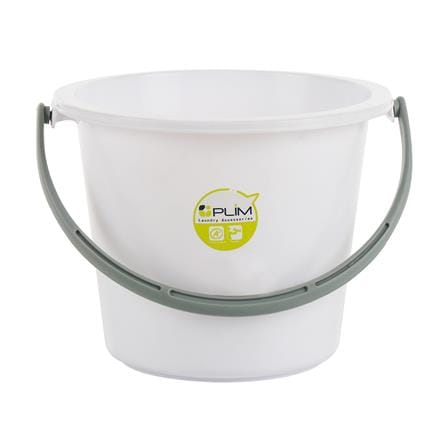 ถังน้ำกลม PLIM 9L (2.5.gl) สีขาว_0
