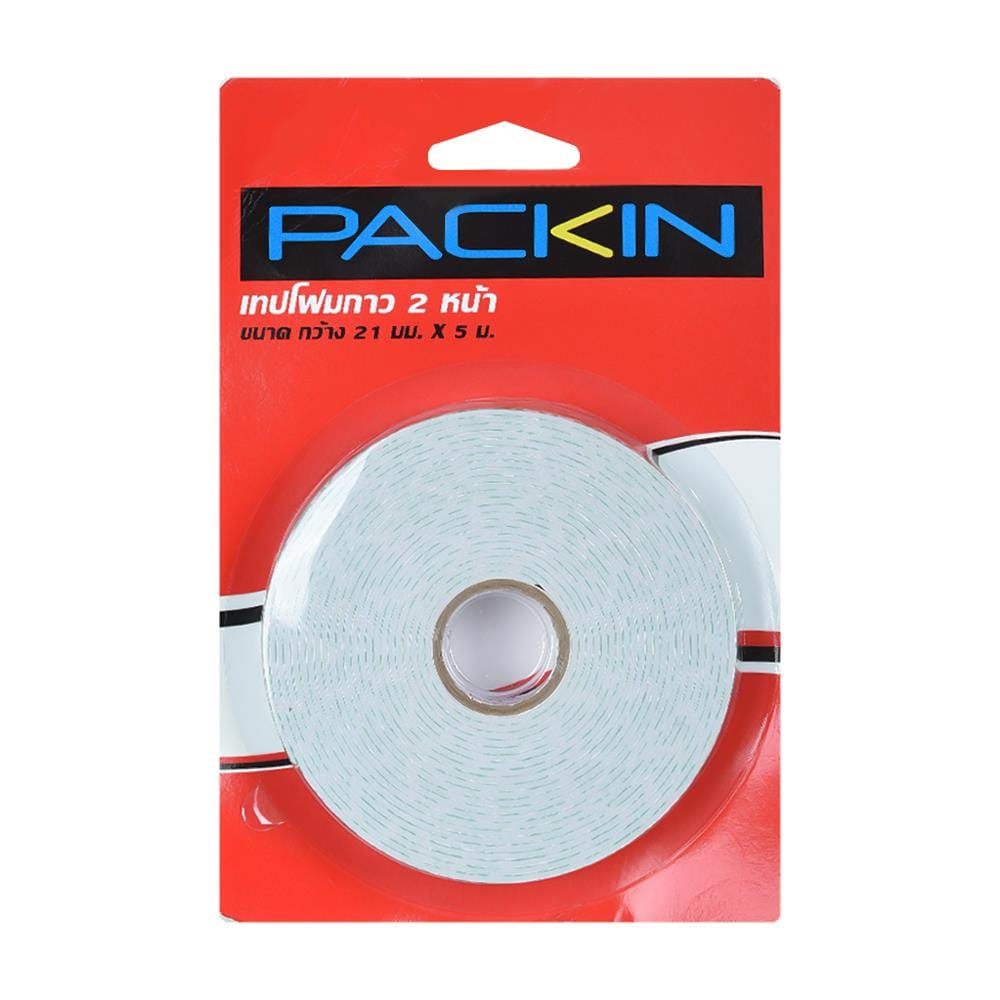 เทปโฟม 2 หน้า PACK IN 21 มม. x 5 ม.