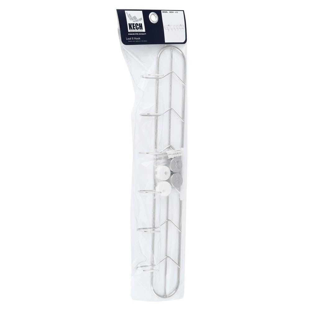 ราวแขวนสเตนเลส45cm6ตะขอKECH LEAF