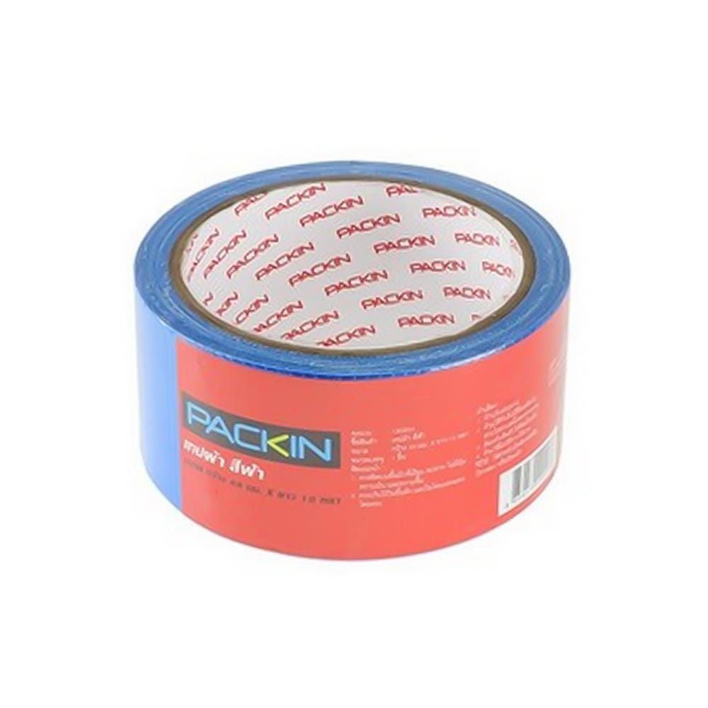 เทปผ้า PACK IN 48 มม.x10 หลา สีฟ้า