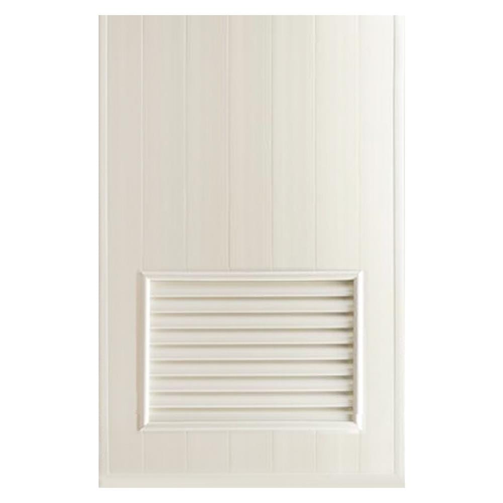 ประตู PVC บานประกอบ AZLE 2 80X200 ซม. สีครีม
