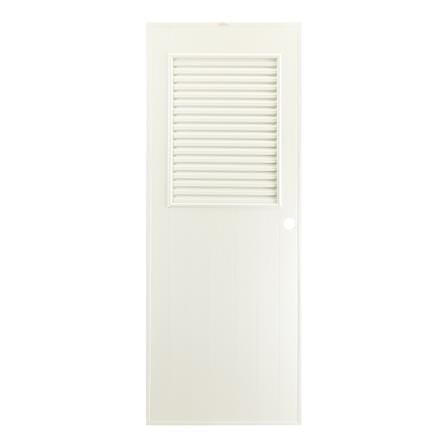 ประตู PVC บานประกอบ AZLE 3 80X200 ซม. สีครีม_0