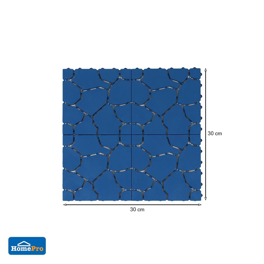 แผ่นกันลื่น HOME LIVING STYLE BIG STONE 30X30 ซม. สีน้ำเงิน