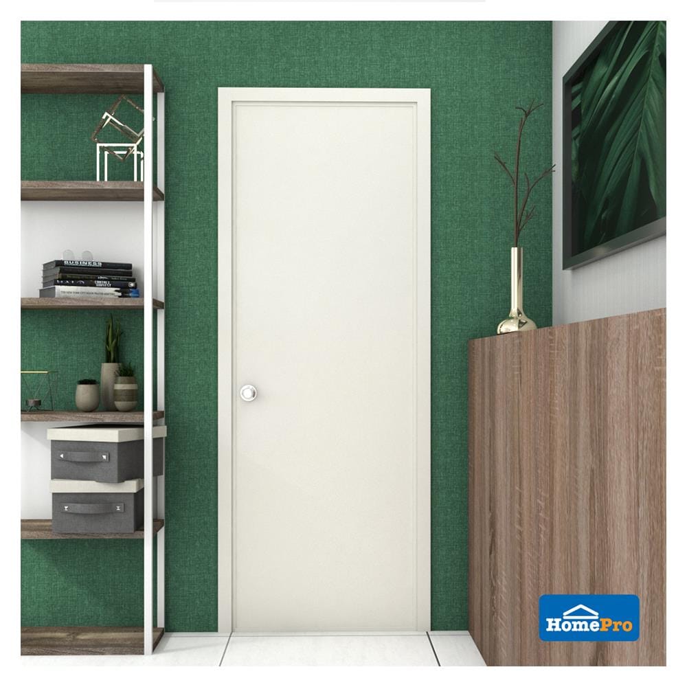 ประตูห้องน้ำ PVC AZLE AZ-1 70X200 ซม. สีครีม