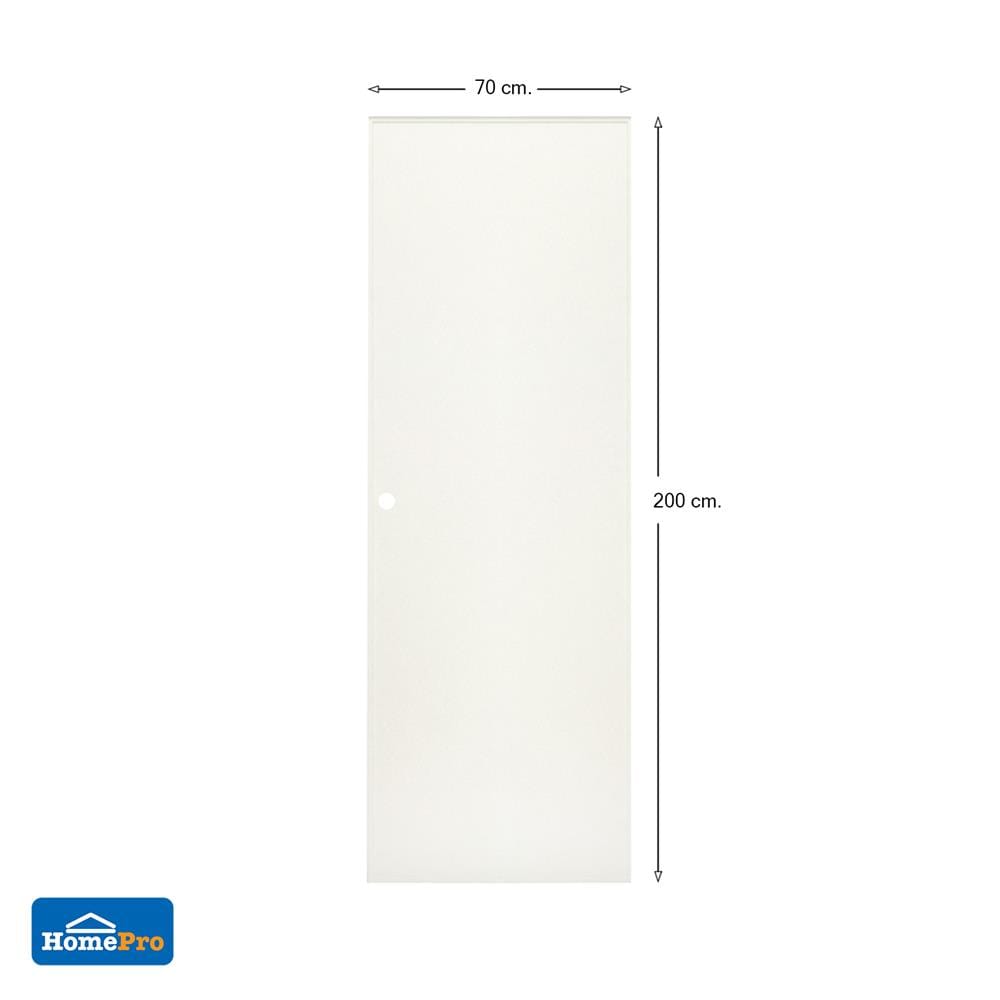 ประตูห้องน้ำ PVC AZLE AZ-1 70X200 ซม. สีครีม