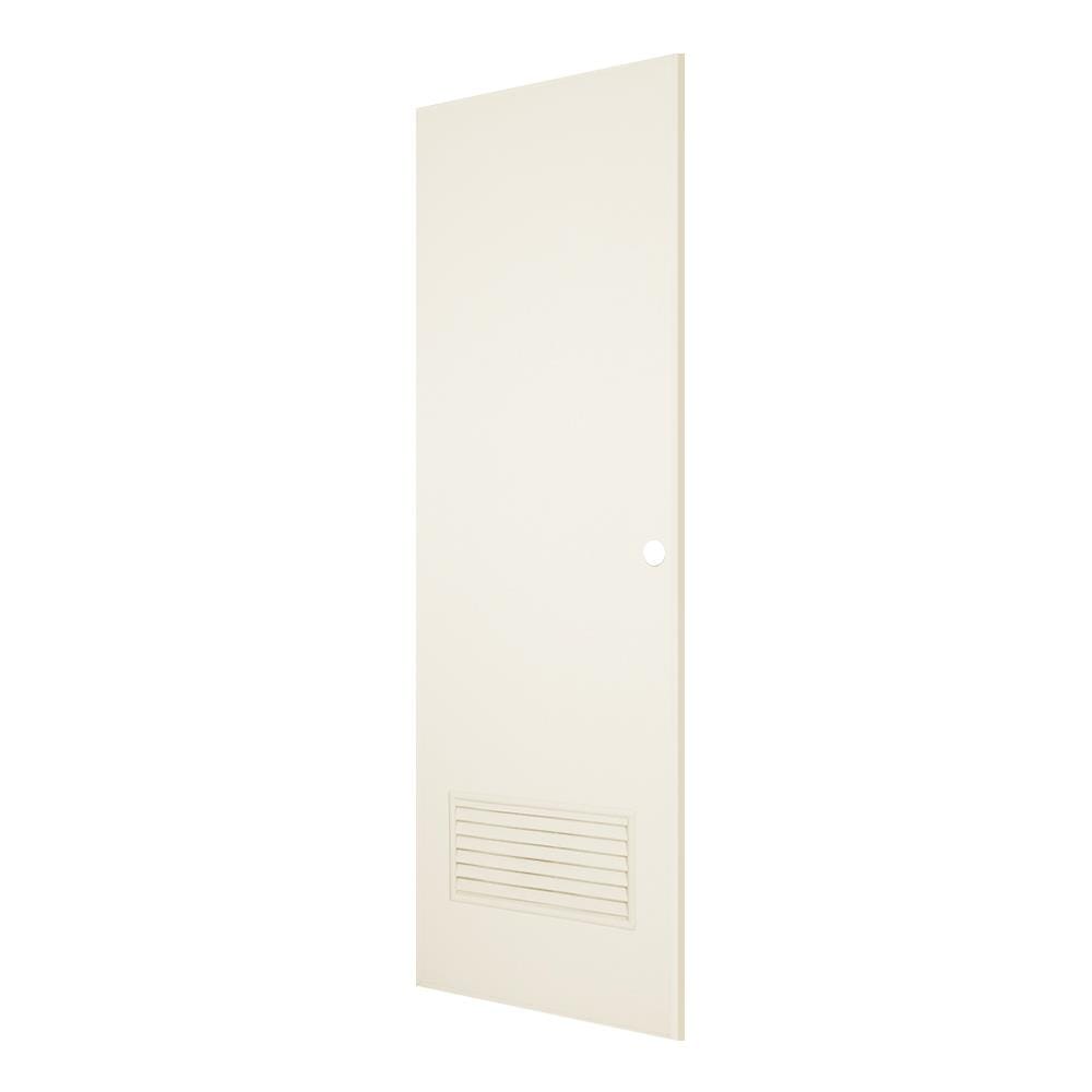ประตูห้องน้ำ PVC AZLE AZ-2 เกล็ดล่าง UV มอก.70X200 ซม. สีครีม
