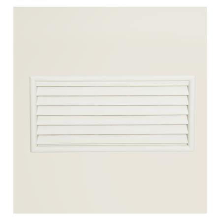 ประตูห้องน้ำ PVC AZLE AZ-2 เกล็ดล่าง UV มอก.70X200 ซม. สีครีม_2