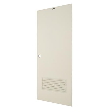 ประตูห้องน้ำ PVC AZLE AZ-2 เกล็ดล่าง 70X180 ซม. สีครีม_1