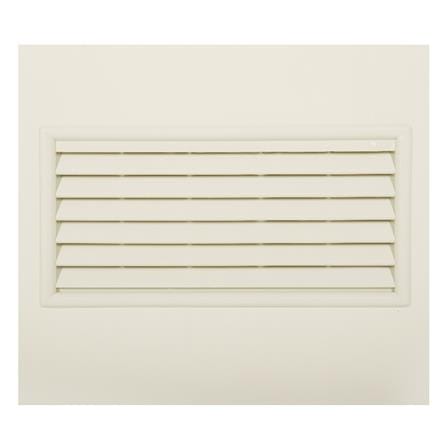 ประตูห้องน้ำ PVC AZLE AZ-2 เกล็ดล่าง 70X180 ซม. สีครีม_2