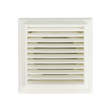 หน้ากากกันแมลงแบบตะแกรง PARNO F100WH 4 นิ้ว (10.16 ซม.) สีขาว