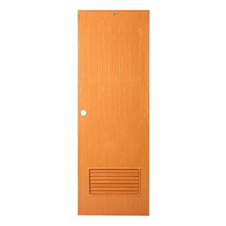 ประตู PVC บานประกอบ AZLE 2 70X200 ซม. สีสัก_0