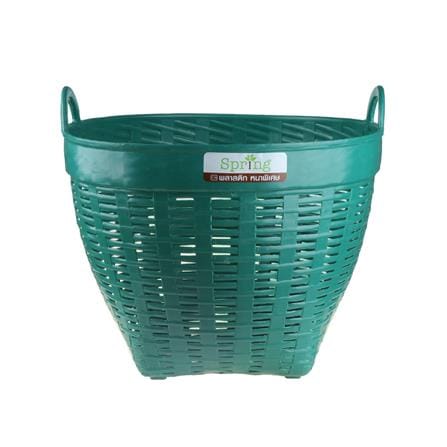 เข่งพลาสติก SPRING เบอร์ 4 สีเขียว