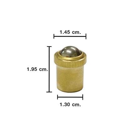 กันชนลูกปืนเดี่ยว FITT DM-50 สีทอง แพ็ก 2 ชิ้น_3