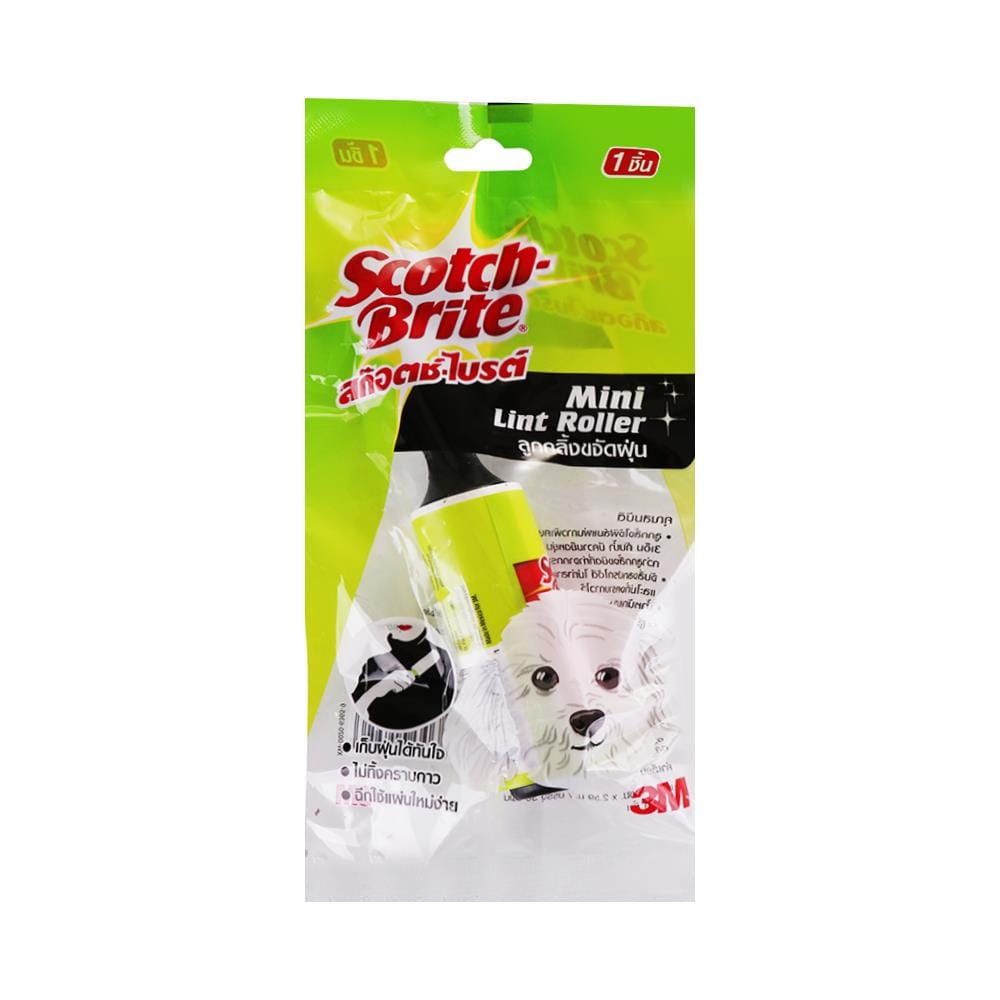 ลูกกลิ้งขจัดฝุ่นมินิ SCOTCH-BRITE MINI 30 แผ่น