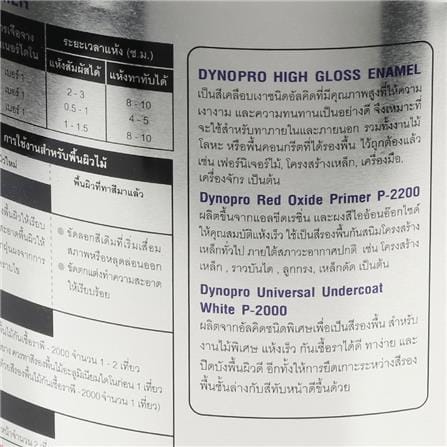 สีน้ำมันเคลือบเงาแอลคีต DYNO สีเขียว 132 เงา 1/4 แกลลอน_2