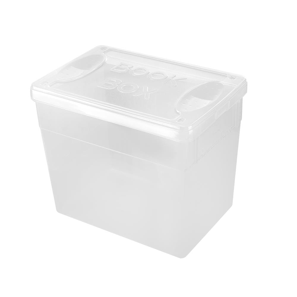 กล่องหนังสือพลาสติก UNI-WARE 4635 17x26x21.5 ซม. สีขาว