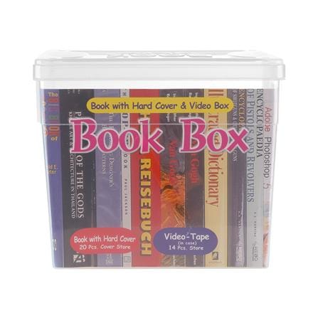 กล่องหนังสือพลาสติก UNI-WARE 4635 17x26x21.5 ซม. สีขาว_1