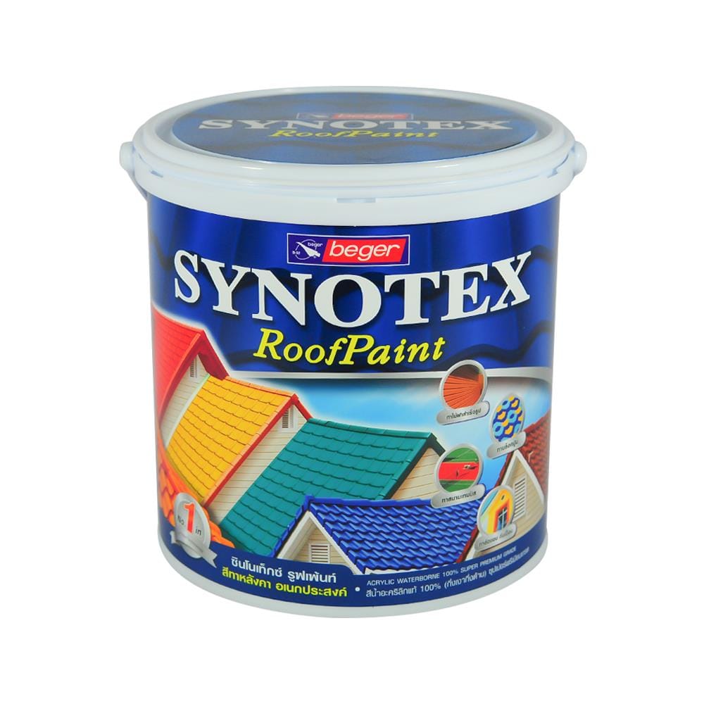 สีทาหลังคา BEGER SYNOTEX #R3900 สีใส 1 แกลลอน