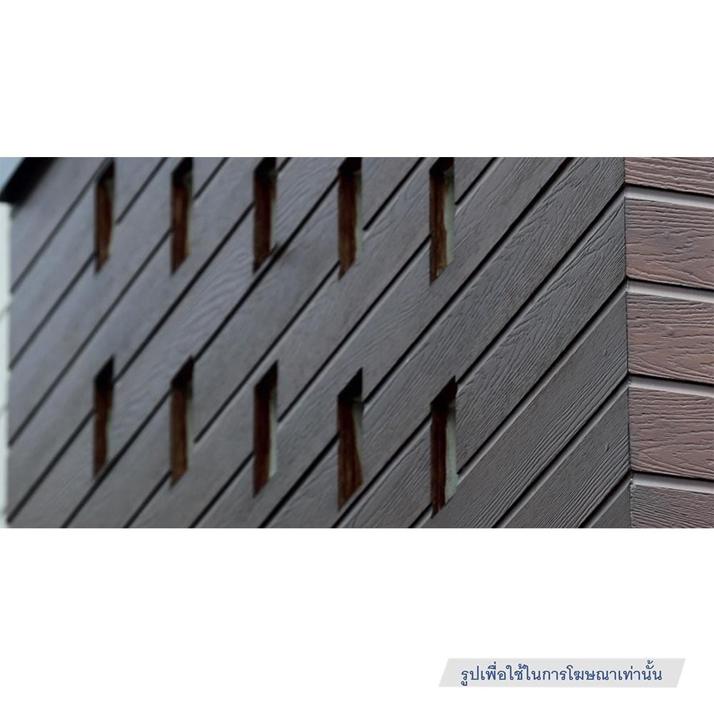 ไม้ผนังบังใบ CONWOOD ลายเกล็ด 15X305X1.1 ซม. สีขาวงาช้าง