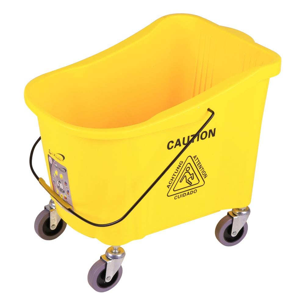 MOP WRINGER BUCKET WITH CASTERS BE MAN BMU01 36L YELLOW