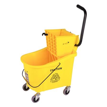 MOP WRINGER BUCKET WITH CASTERS BE MAN BMU01 36L YELLOW_0
