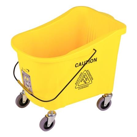 MOP WRINGER BUCKET WITH CASTERS BE MAN BMU01 36L YELLOW_4