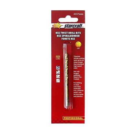 ดอกเจาะเหล็ก STARCRAFT TITANIUM HSS&TIN-COATED 3/16 นิ้ว_1