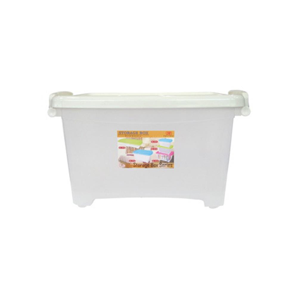 กล่องเก็บของ ฝาล็อก JCJ 5114 75 ลิตร 68x48.5x35.5ซม. สีขาว