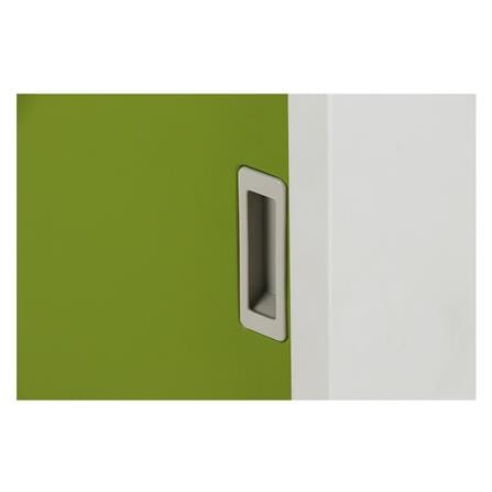 ตู้เหล็กบานเลื่อนทึบ LUCKY WORLD KSS-120-GG สีเขียว_5
