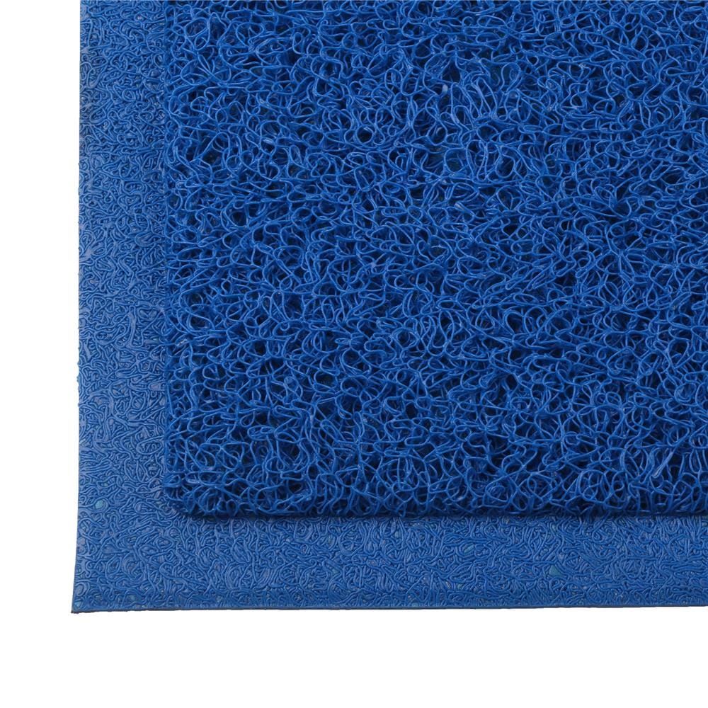 พรมเช็ดเท้าดักฝุ่น HOME LIVING STYLE WELCOME 50X70 ซม. สีน้ำเงิน